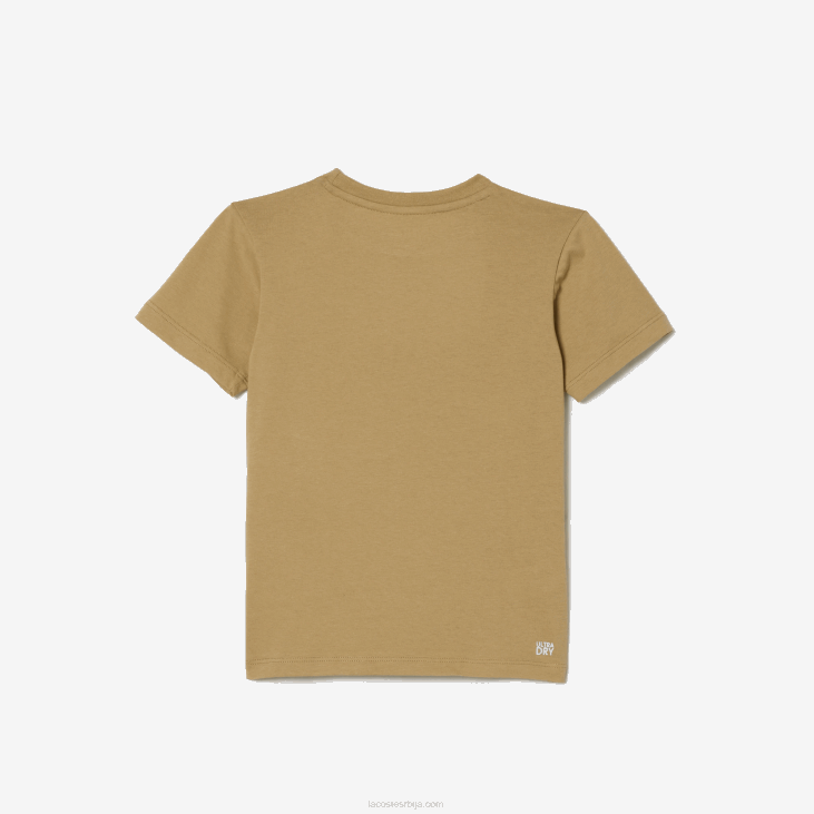 клинци спортски тениски технички дрес превелика крок мајица 86883018 беж наранџаста ви2 Lacoste