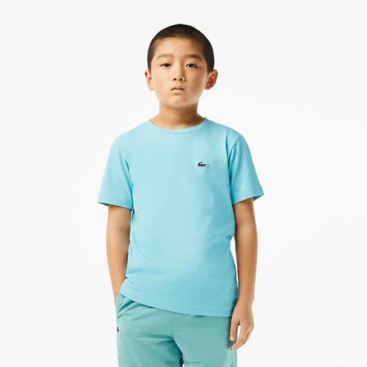 децаци спортска прозрачна памучна мајица 86883036 минт лгф Lacoste