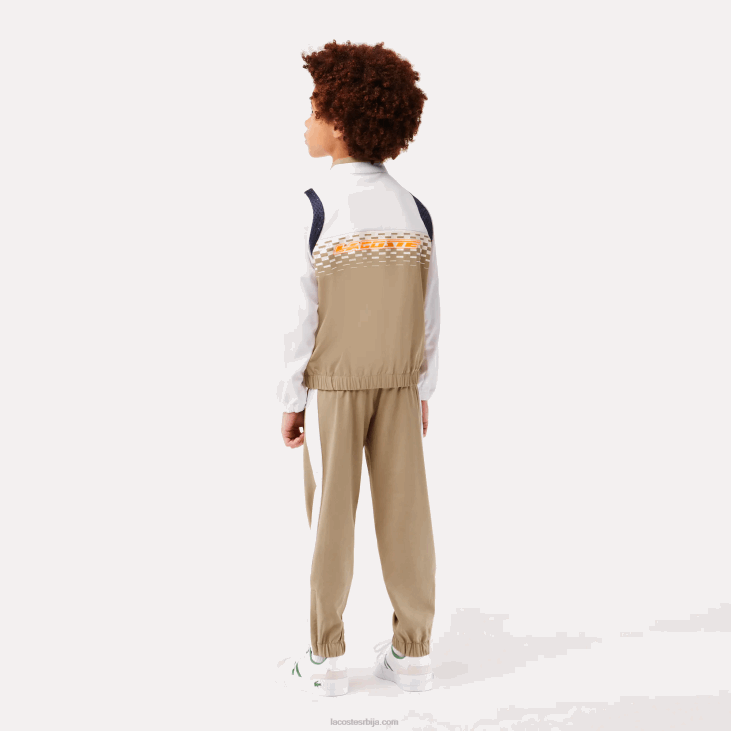 децаци тенис к даниил медведев сет за џогирање 86883042 беж бела плава наранџаста ври Lacoste