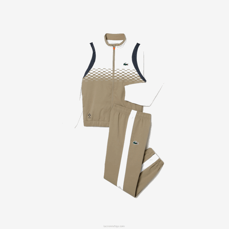 децаци тенис к даниил медведев сет за џогирање 86883042 беж бела плава наранџаста ври Lacoste