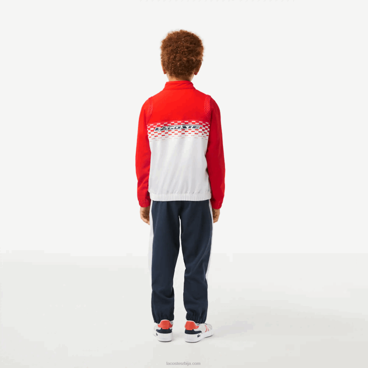 децаци тенис к даниил медведев сет за џогирање 86883043 црвено бело плаво цф1 Lacoste