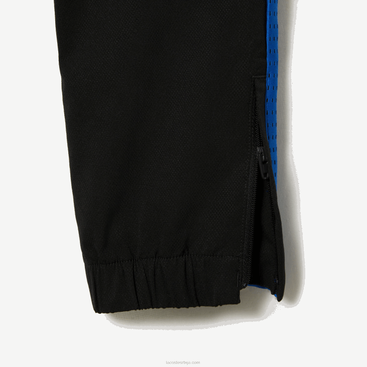 децаци тениски цолорблоцк јоггер сет 86883047 црно плаво жуто аиф Lacoste