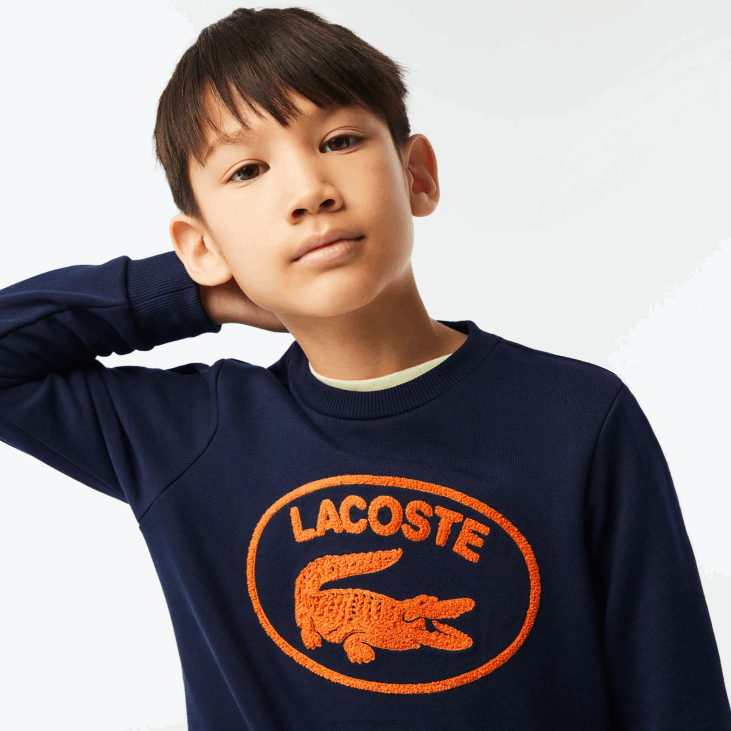 клинци Дуксерица у боји контрастног бренда 86883056 тамноплава 166 Lacoste