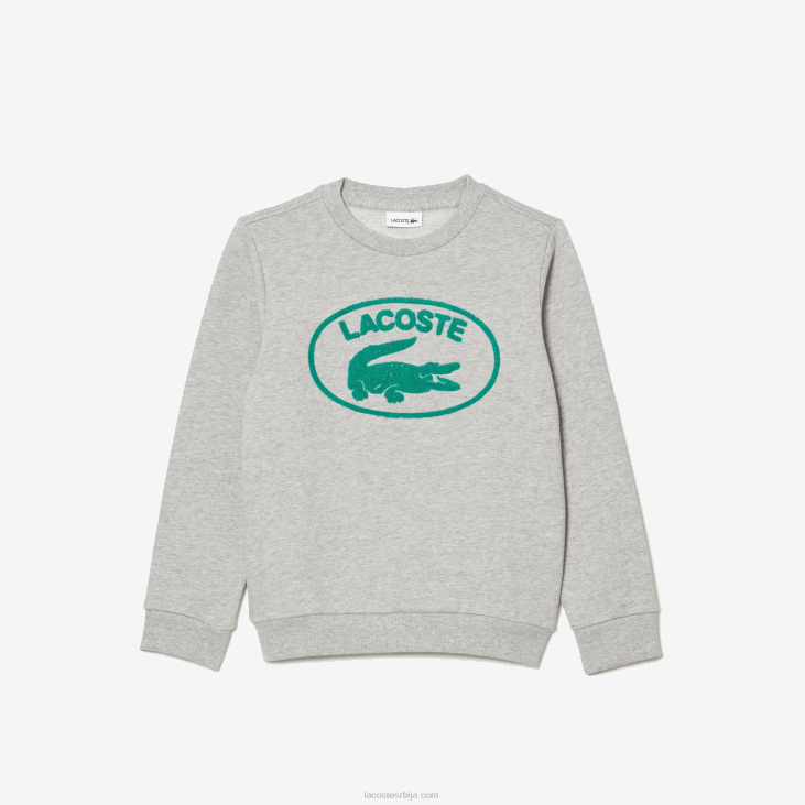 клинци Дуксерица у боји контрастног бренда 86883057 сиви кине цца Lacoste
