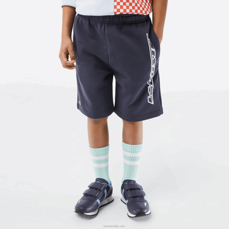 децаци шортс од органског памука 86883088 блуе кке Lacoste