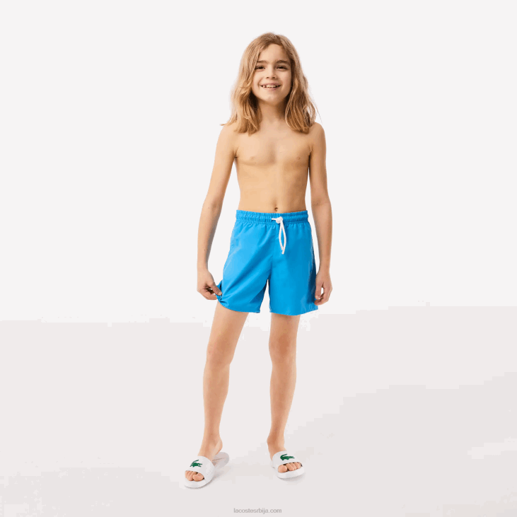 децаци брзосушећи чврсти шорц за купање 86883103 плаво зелени вии Lacoste