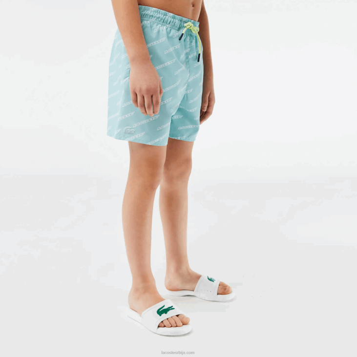 децаци штампане купаће гаће од рециклираног полиестера 86883108 минт лгф Lacoste