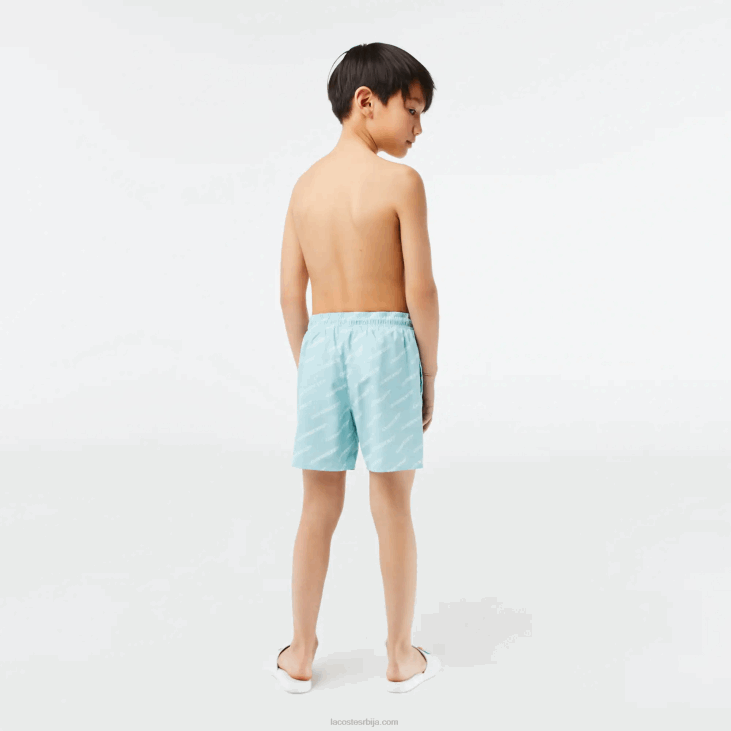 децаци штампане купаће гаће од рециклираног полиестера 86883108 минт лгф Lacoste