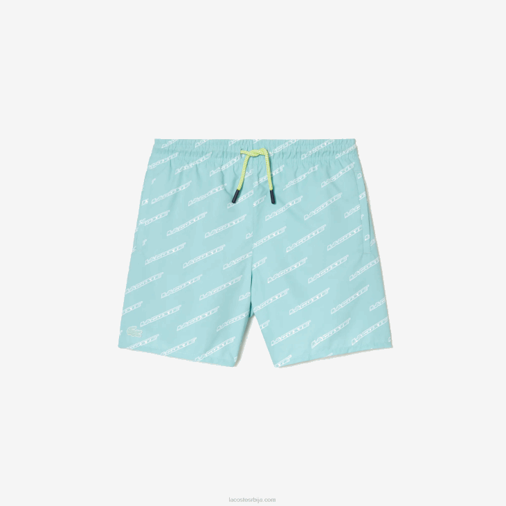 децаци штампане купаће гаће од рециклираног полиестера 86883108 минт лгф Lacoste