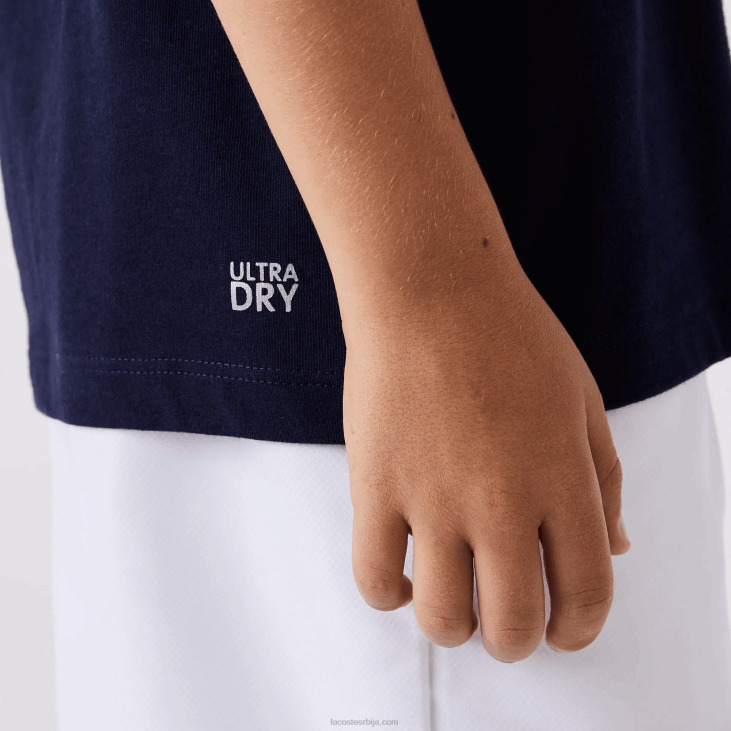 клинци спортски тениски технички дрес превелика крок мајица 86883121 тамноплава 976 Lacoste