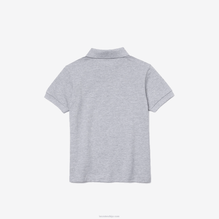 клинци регулар фит петит пикуе поло 86883126 сиви кине цца Lacoste