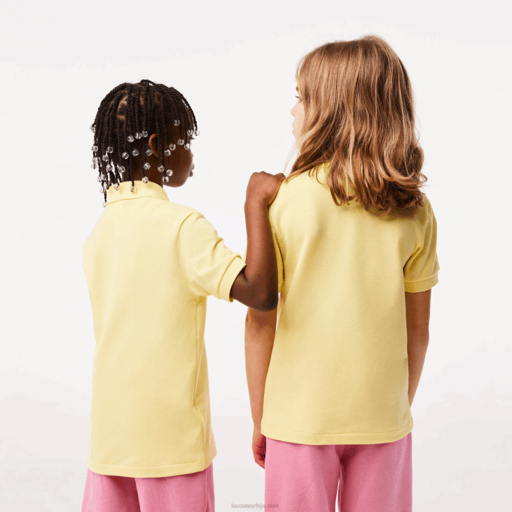 клинци регулар фит петит пикуе поло 86883131 жута 107 Lacoste