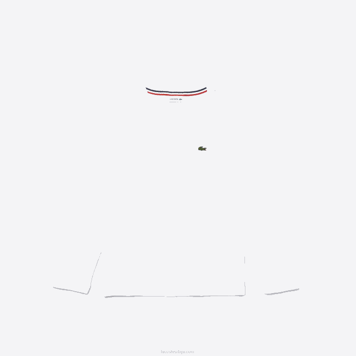 клинци мајица са великим изрезом 86883140 бела 001 Lacoste