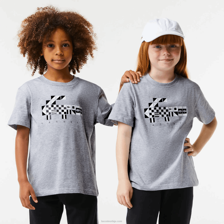 клинци превелика мајица у наутичком стилу 86883143 сиви кине цца Lacoste