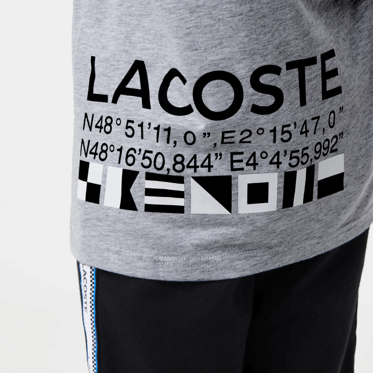 клинци превелика мајица у наутичком стилу 86883143 сиви кине цца Lacoste