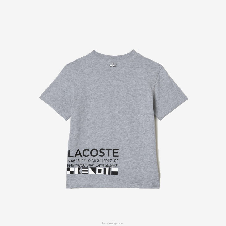 клинци превелика мајица у наутичком стилу 86883143 сиви кине цца Lacoste