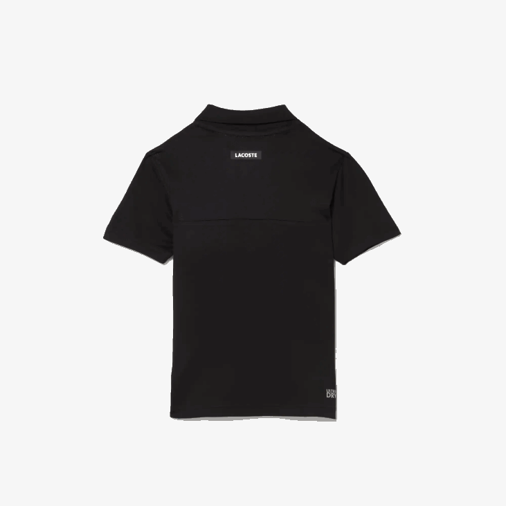 клинци спортски колор-блок тенис поло 86883150 црно плаво бело 7ке Lacoste