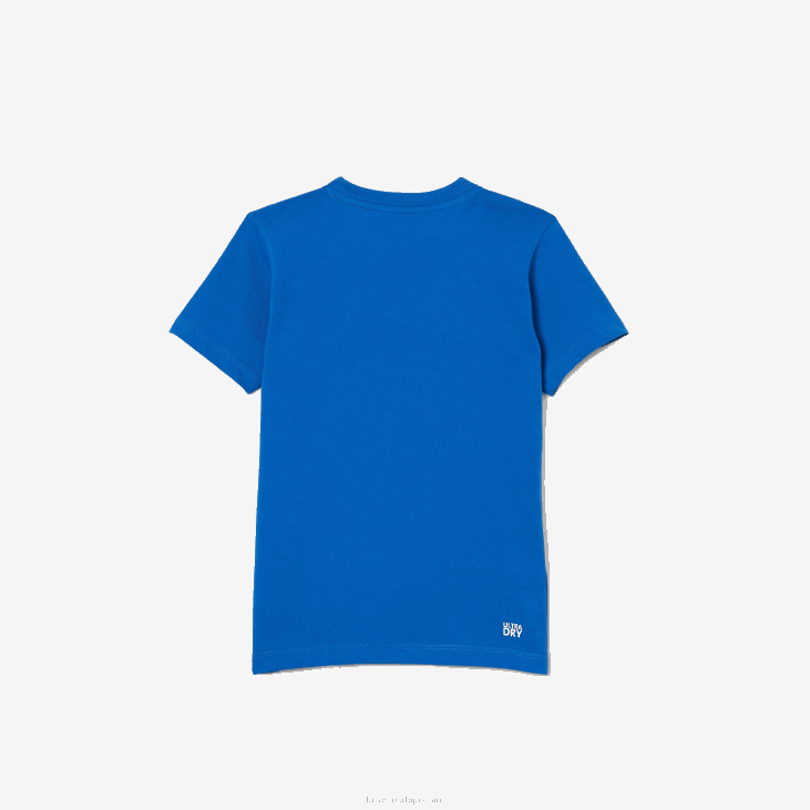 клинци спортски тениски технички дрес превелика крок мајица 86883157 плаво бели лукс Lacoste