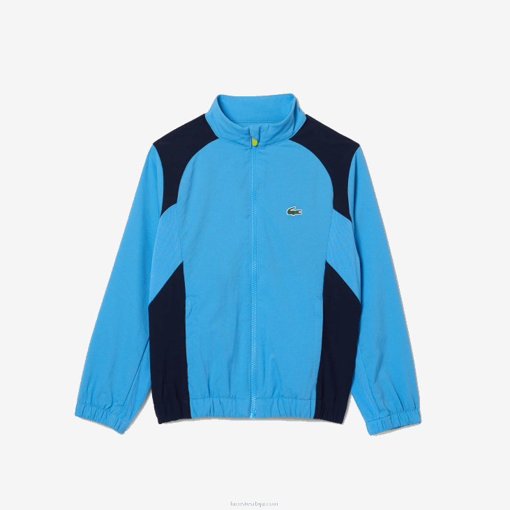 клинци спортска колор-блок тениска тренерка 86883186 тамноплава и25 Lacoste