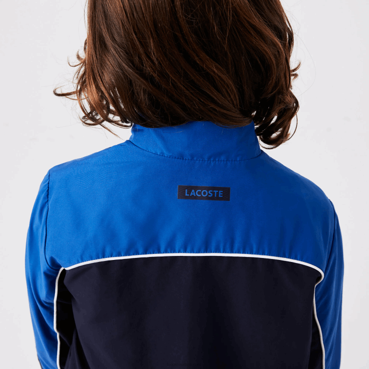 децаци спортска колор-блок тренерка 86883209 тамноплава 976 Lacoste