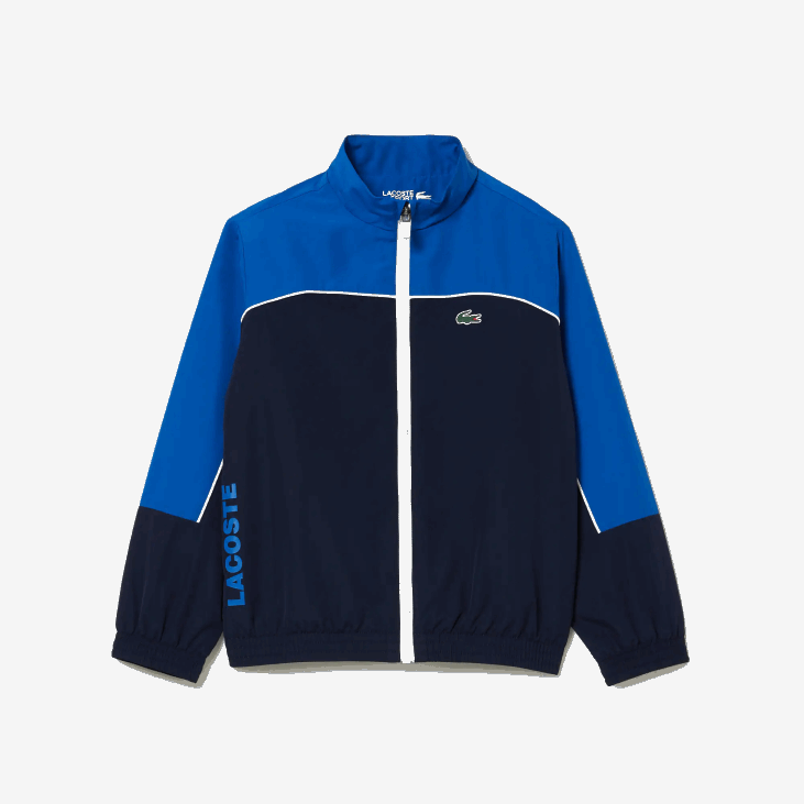 децаци спортска колор-блок тренерка 86883209 тамноплава 976 Lacoste