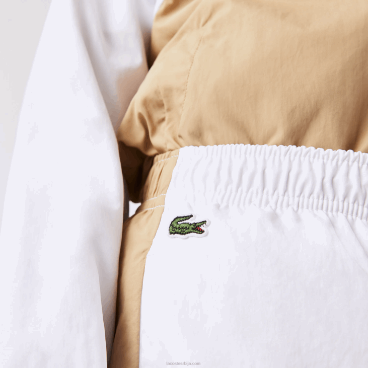 клинци панталоне са контрастним тракама 86883224 бело беж вн5 Lacoste