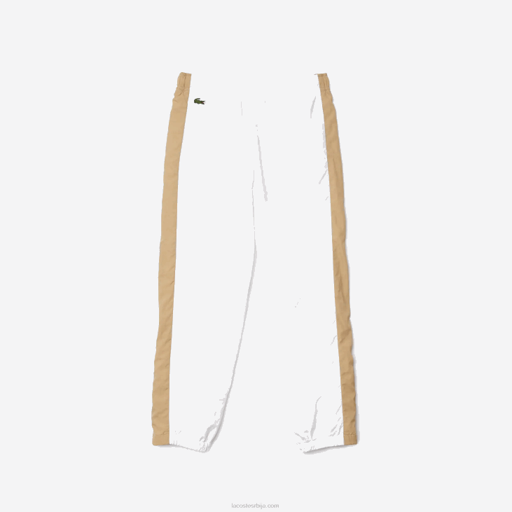 клинци панталоне са контрастним тракама 86883224 бело беж вн5 Lacoste