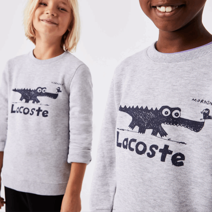 клинци дуксерица са крокодилским изрезом 86883230 сиви кине цца Lacoste
