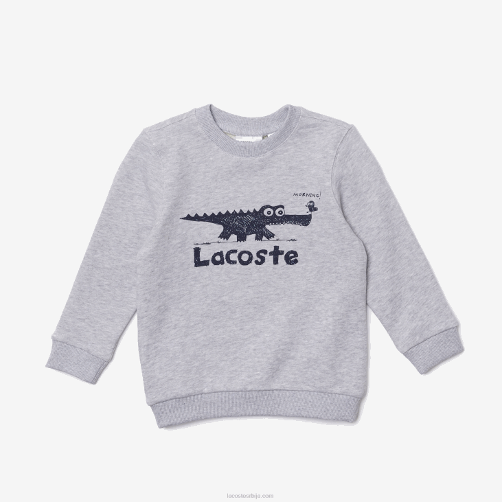клинци дуксерица са крокодилским изрезом 86883230 сиви кине цца Lacoste