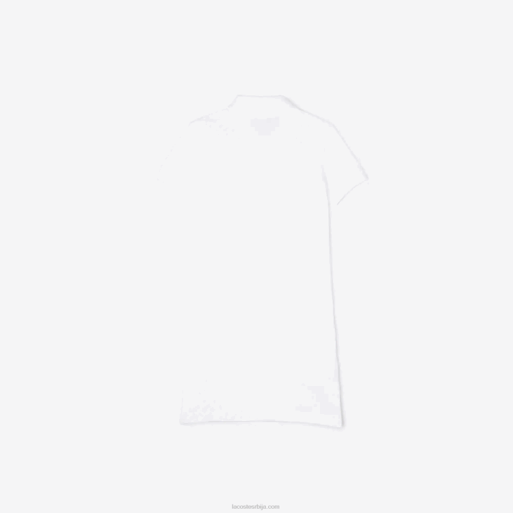 девојке памучна поло хаљина 86883082 бела 001 Lacoste