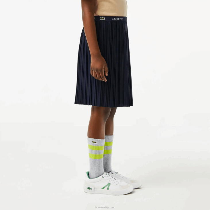 девојке плисирана сукња од дреса 86883091 тамноплава 166 Lacoste