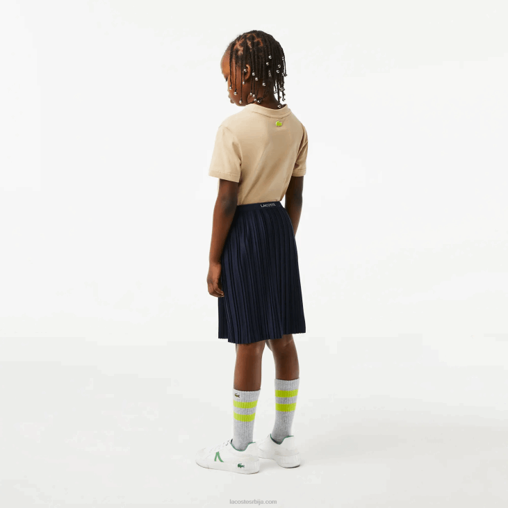 девојке плисирана сукња од дреса 86883091 тамноплава 166 Lacoste