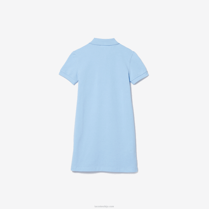 девојке памучна поло хаљина 86883094 блуе хбп Lacoste