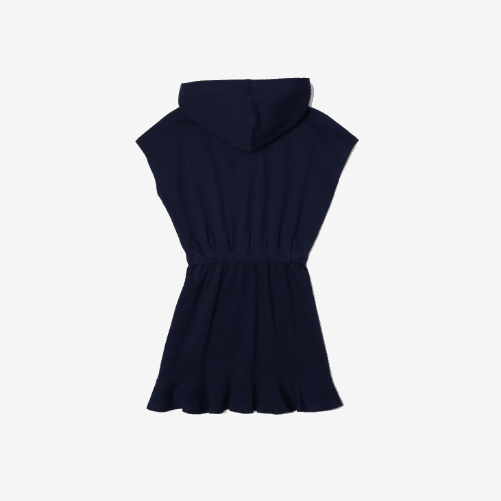 девојке растезљива пикуе џемпер хаљина без рукава 86883096 тамноплава 166 Lacoste