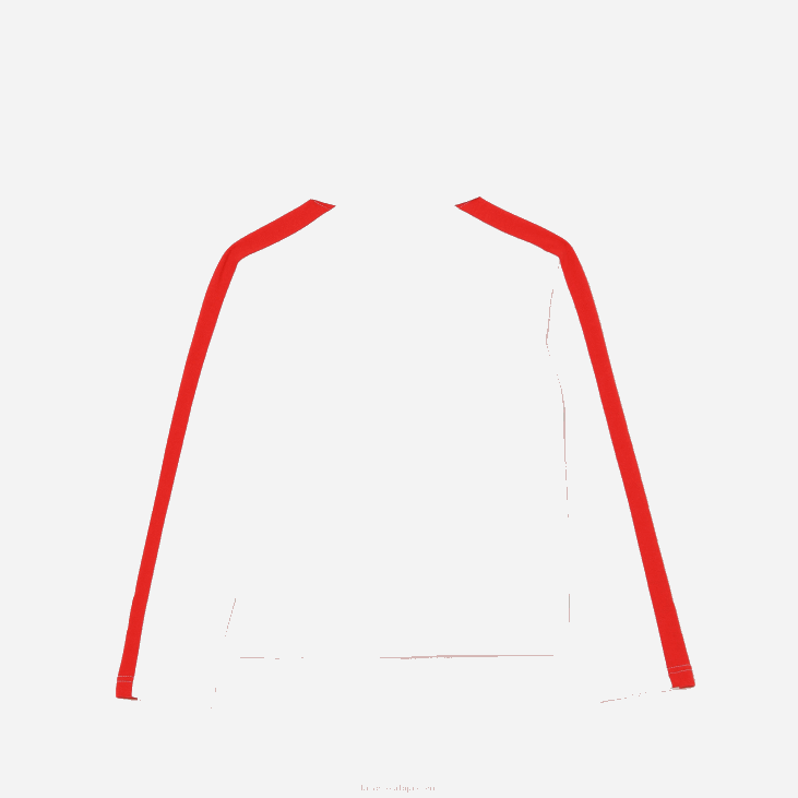 девојке контрастна трака зип поло 86883144 бела црвена 7ху Lacoste