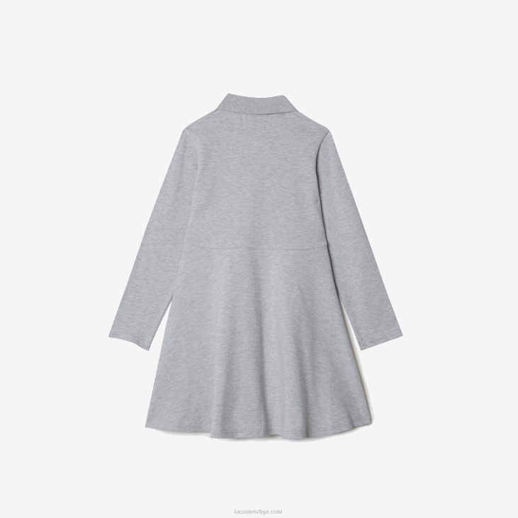 девојке пикуе поло хаљина 86883282 сиви кине цца Lacoste