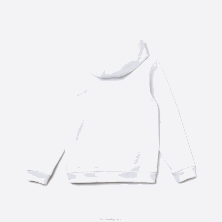 клинци дуксерица од крокодилског памука 86883202 бела 001 Lacoste