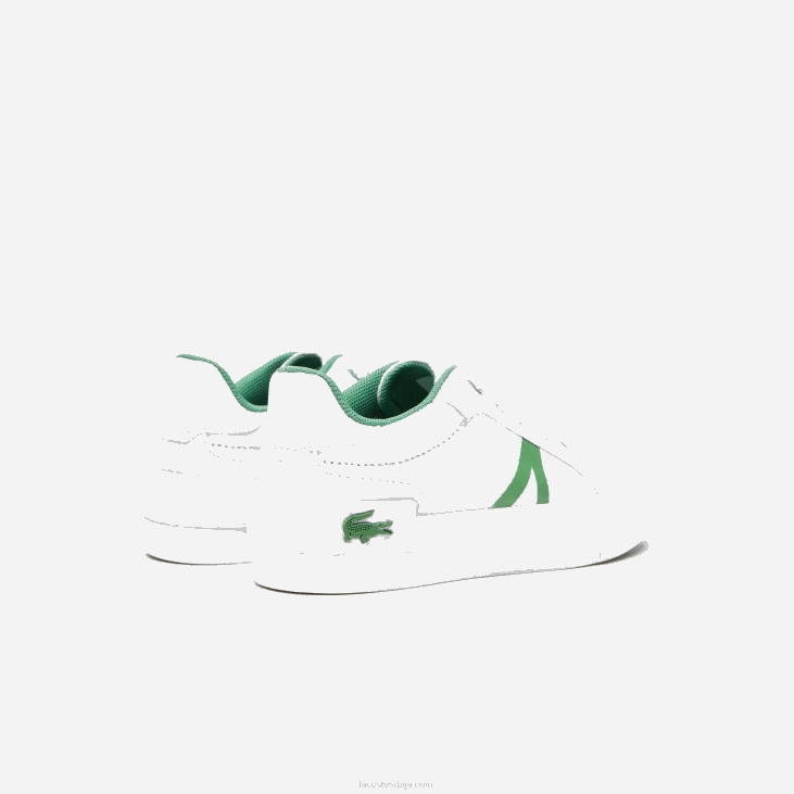 одојчади л004 текстилне патике 86882933 бела/зелена 082 Lacoste