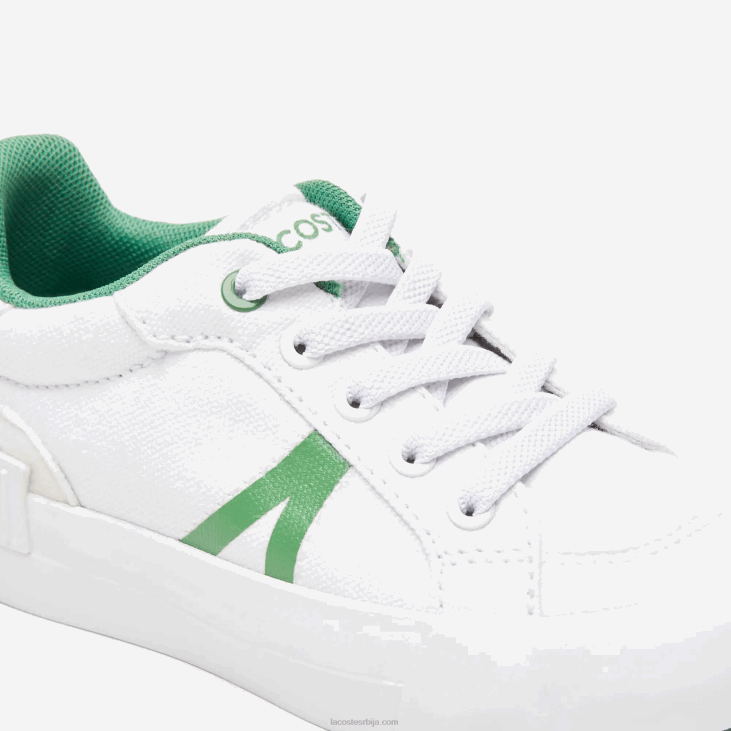 одојчади л004 текстилне патике 86882933 бела/зелена 082 Lacoste