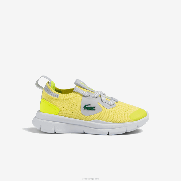 одојчади рун спин плетене текстилне патике 86882930 илв/лт гри 382 Lacoste