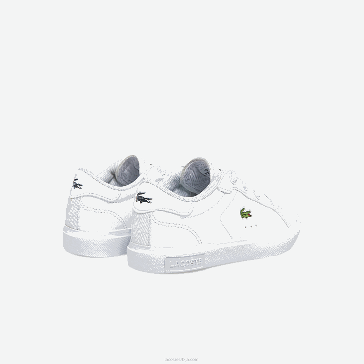 одојчади поверцоурт синтетичке патике 86882935 бела 21г Lacoste