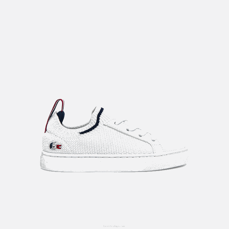 одојчади ла пикуее текстилне тробојне патике 86882994 бела/плава и црвена 407 Lacoste