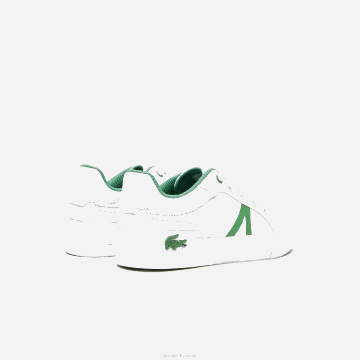 клинци л004 текстилне патике 86883060 бела/зелена 082 Lacoste