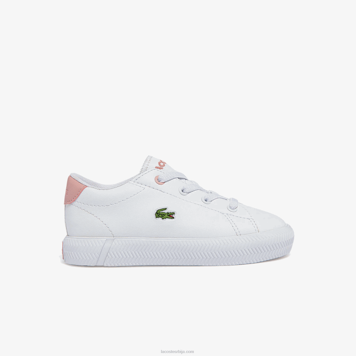 одојчади грипсхот патике 86882970 бела и светло розе 1и9 Lacoste