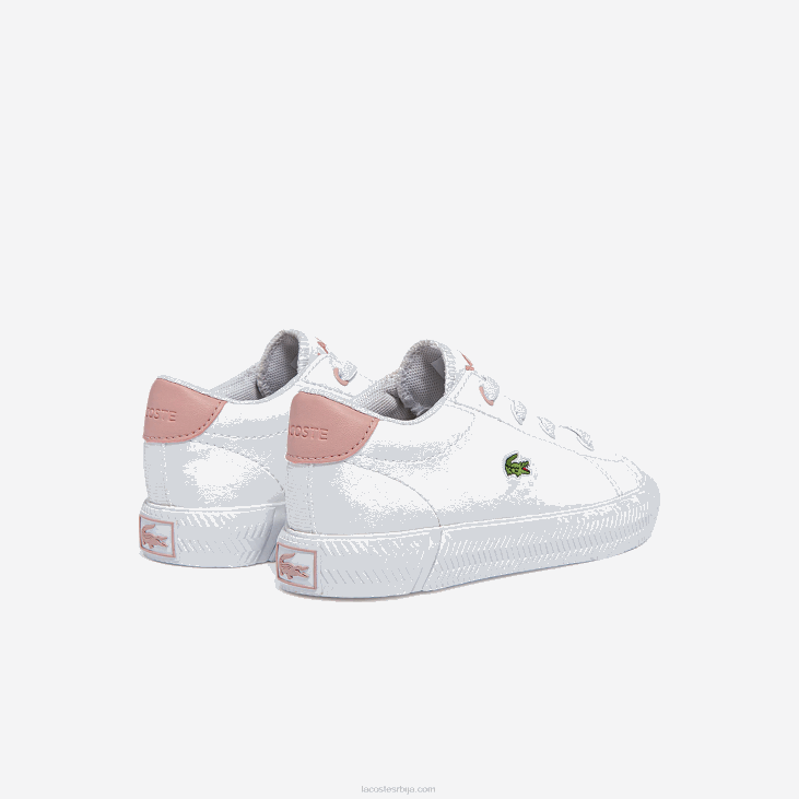 одојчади грипсхот патике 86882970 бела и светло розе 1и9 Lacoste