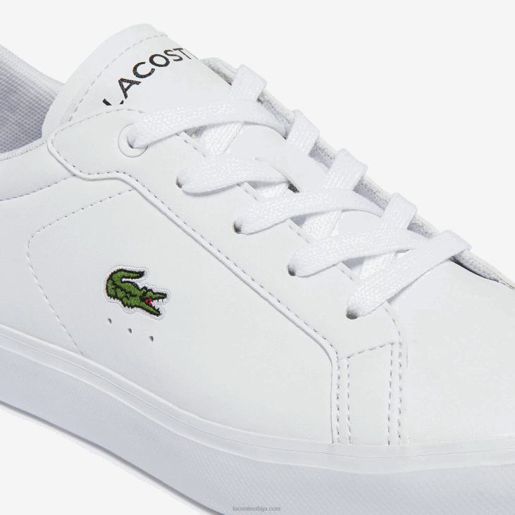 клинци поверцоурт синтетичке патике 86883067 бела 21г Lacoste