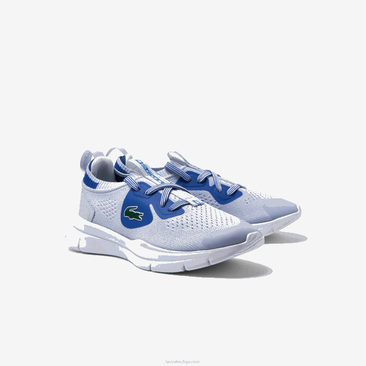 клинци рун спин плетене текстилне патике 86883069 светло плава 52ц Lacoste