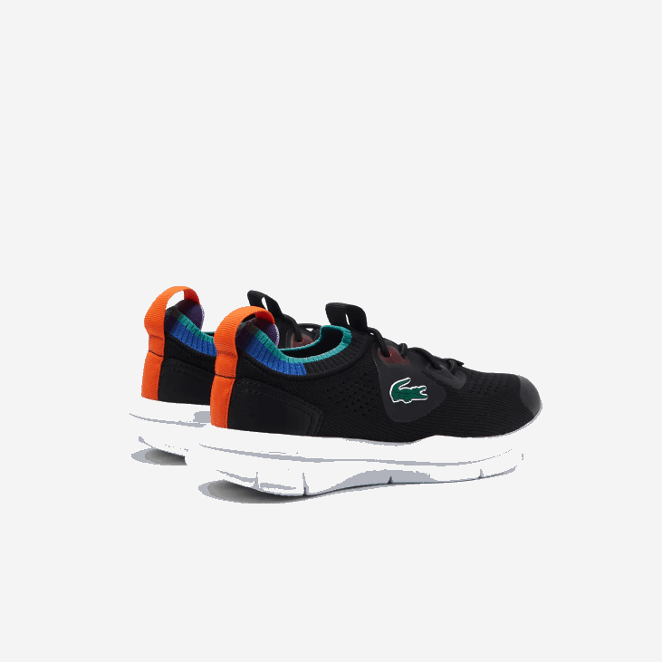 клинци рун спин плетене текстилне патике контрастне боје 86883298 црно плава 011 Lacoste