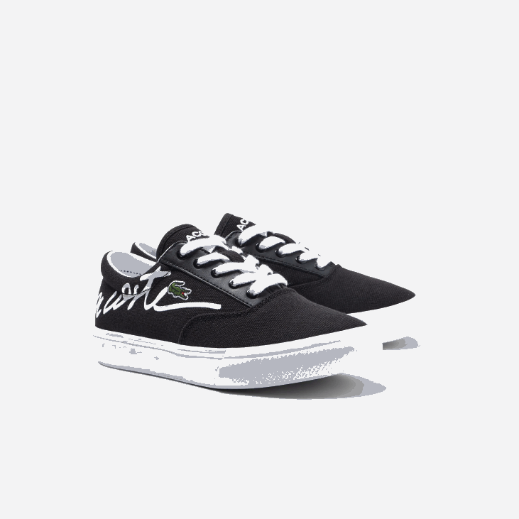 клинци јумп серве чипкане текстилне патике 86883305 црно-бело 312 Lacoste