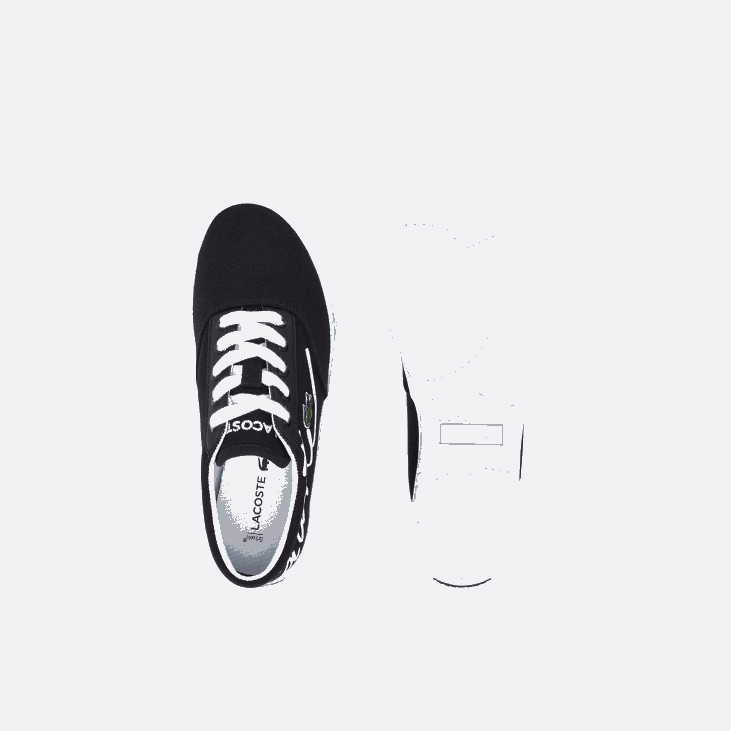 клинци јумп серве чипкане текстилне патике 86883305 црно-бело 312 Lacoste